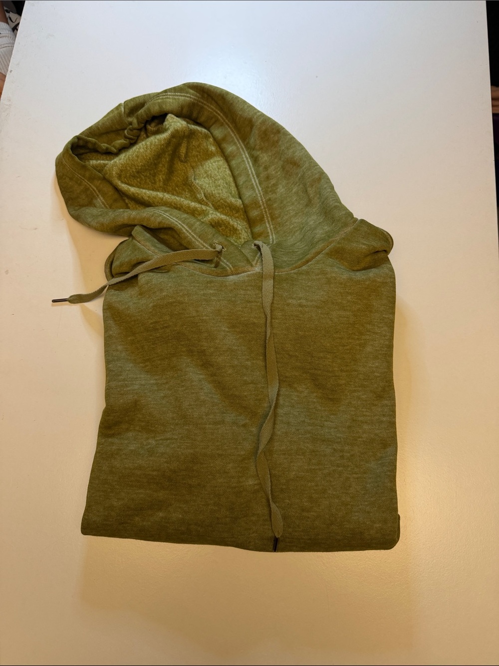 Time and Tru Olive Green Crewneck Hoodie